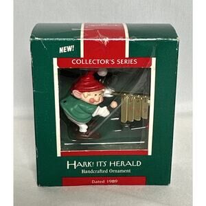 Hark! It’s Herald 1989 Hallmark Collector's Series Keepsake Ornament 1st